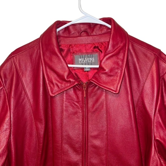 NWT Wilson Italian Leather Women Coat Size 3X - Picture 4 of 9